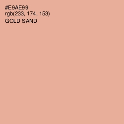 #E9AE99 - Gold Sand Color Image